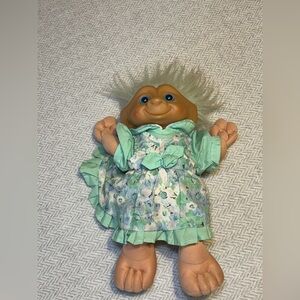 Vintage 1990’s Treasure Trolls  Soft body Troll Doll.